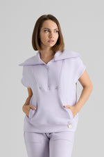 Ivanna Short Sleeve Top / Lavender