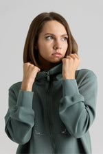 Raven Zip Up Jacket / Green