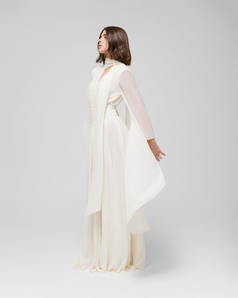 Hoyam Dress " Off-White "