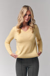 Mongolian Cashmere V-Neck Sweater