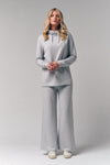 Wide Leg Pant / Heather Gray