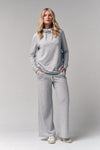Wide Leg Pant / Heather Gray