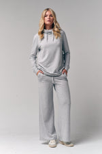 Wide Leg Pant / Heather Gray