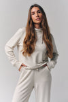 Mock Neck Pullover / Off-White