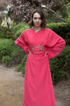 Embellished Abaya Kaftan " Watermelon "