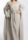 Linen Abaya/Cover-Up "Beige"