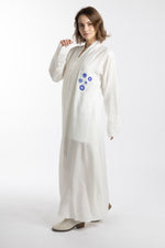 Linen Abaya/Cover-Up "Off-White "