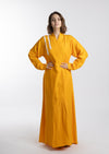 Linen Abaya/Cover-Up " Yellow "