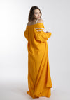 Linen Abaya/Cover-Up " Yellow "