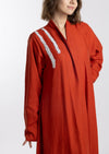 Linen Abaya/Cover-Up " Coral "