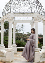 Silk Kaftan Dress " Dusty Lilac "