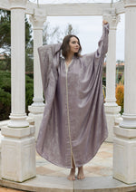 Silk Kaftan Dress " Dusty Lilac "